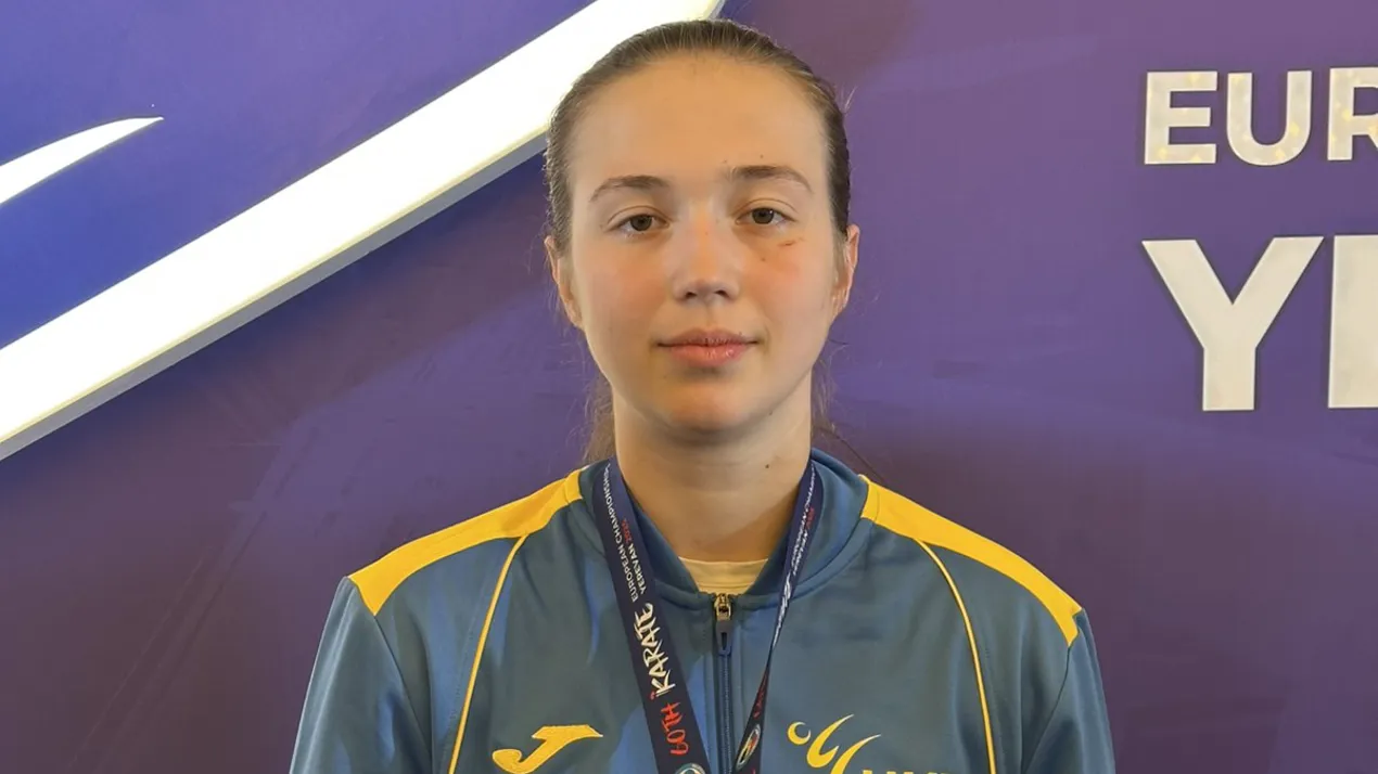 Віце-чемпіонка Європи з карате на 60-му Чемпіонаті Європи серед дорослих!